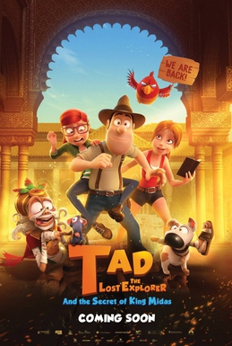 Tad the Lost Explorer and the Secret of King Midas movie poster